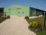 Vues ext&eacute;rieures pension et alentours